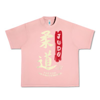 Salmon Judo Cool Japanese Symbol Judoka Martial Arts Lover Gift Urban Heavy Tee - minhPixels