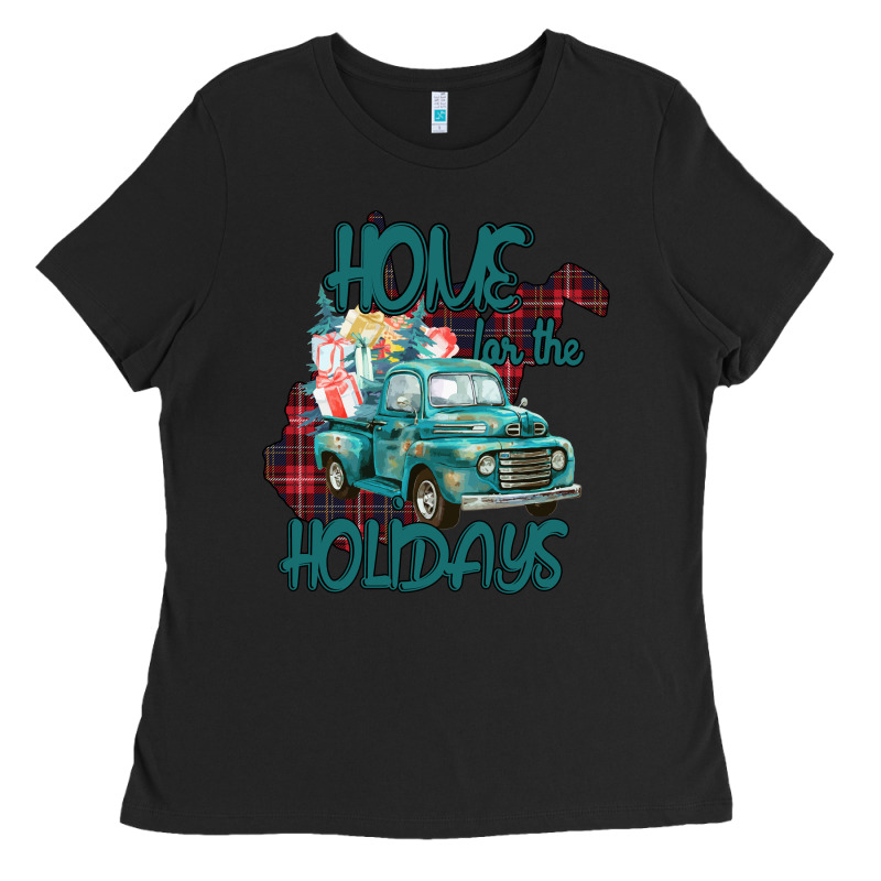 Christmas Home For The Holidays Ladies Tee by Bettercallsaul | Teevron