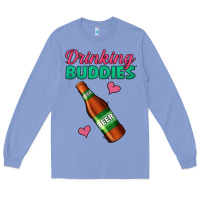 Colony Blue Drinking Buddies Long Sleeve Tee - Jasminsmagicworld