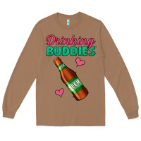 Toasted Coconut Drinking Buddies Long Sleeve Tee - Jasminsmagicworld
