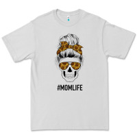 Sunflower Mom Skull Premium Tee | Teevron