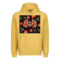 Antique Gold sugar skull tumbler Premium Hoodie - BundleAndBundleShop