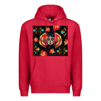 Cardinal sugar skull tumbler Premium Hoodie - BundleAndBundleShop