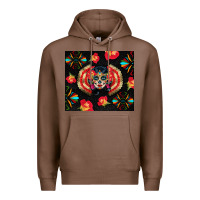 Chestnut sugar skull tumbler Premium Hoodie - BundleAndBundleShop