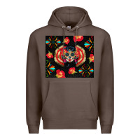 Coffee sugar skull tumbler Premium Hoodie - BundleAndBundleShop