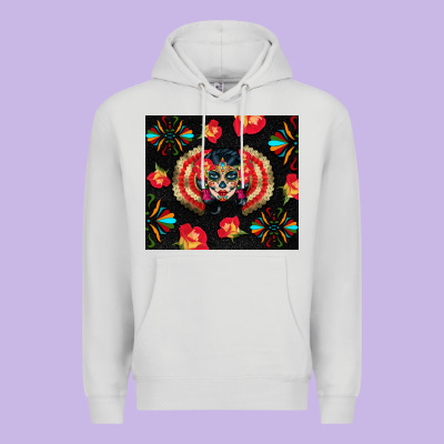 Sugar Skull Tumbler Premium Hoodie Designed By Bundleandbundleshop