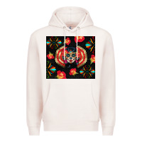 Pale Pink sugar skull tumbler Premium Hoodie - BundleAndBundleShop