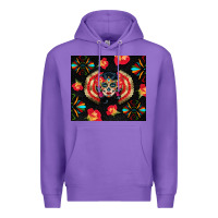 Purple sugar skull tumbler Premium Hoodie - BundleAndBundleShop