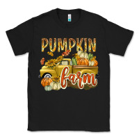 Black Pumpkin farm with truck Classic Tee - texasbilliewilder