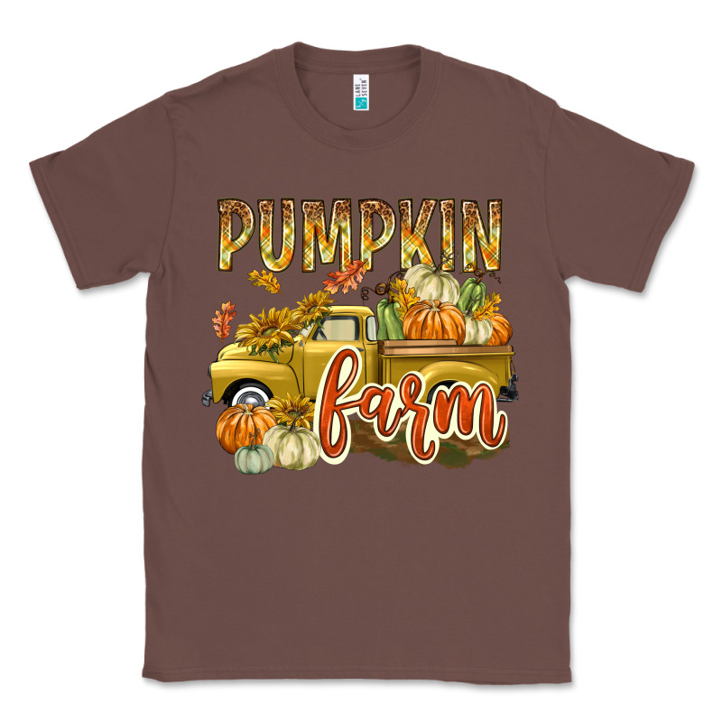 Pumpkin Farm With Truck Classic Tee by texasbilliewilder | Teevron