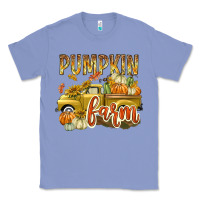 Colony Blue Pumpkin farm with truck Classic Tee - texasbilliewilder