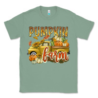 Sage Pumpkin farm with truck Classic Tee - texasbilliewilder