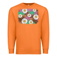 Carrot easter daisy background Premium Sweatshirt - Artiststas