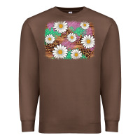 Chestnut easter daisy background Premium Sweatshirt - Artiststas