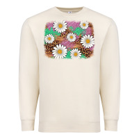 Sandshell easter daisy background Premium Sweatshirt - Artiststas