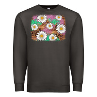 Smoke easter daisy background Premium Sweatshirt - Artiststas