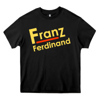 Black franz ferdinands Heavy Core Tee - minhPixels