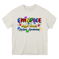 Cream embrace differences Heavy Core Tee - Artiststas