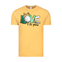 Vintage Mustard for the love of the game golf Vintage Tee - Jasminsmagicworld