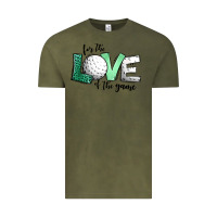 Vintage Olive for the love of the game golf Vintage Tee - Jasminsmagicworld