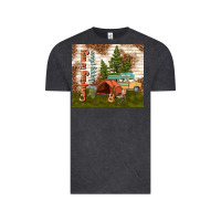 Vintage Black camping is my happy place Vintage Tee - TumblerDesignByShophia