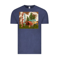 Vintage Denim camping is my happy place Vintage Tee - TumblerDesignByShophia