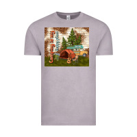 Vintage Zinc camping is my happy place Vintage Tee - TumblerDesignByShophia