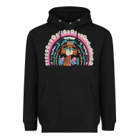 Black easter cross daisy egg rainbow Heavyweight Hoodie - Artiststas
