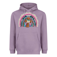 Lavender easter cross daisy egg rainbow Heavyweight Hoodie - Artiststas
