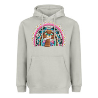 Moon Dust easter cross daisy egg rainbow Heavyweight Hoodie - Artiststas