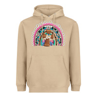 Mushroom easter cross daisy egg rainbow Heavyweight Hoodie - Artiststas