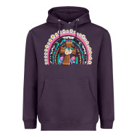 Plum easter cross daisy egg rainbow Heavyweight Hoodie - Artiststas