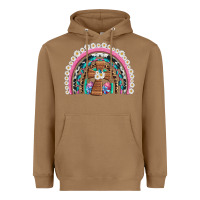 Toasted Coconut easter cross daisy egg rainbow Heavyweight Hoodie - Artiststas