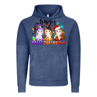 Vintage Denim happy hallothanksmas unicorn Vintage Hoodie - CowGirlArtShop