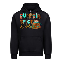 Black pumpkin spice and jesus Urban Hoodie - AdoDesignShop
