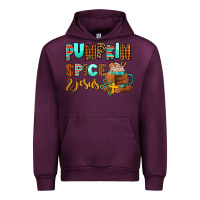Mauve Wine pumpkin spice and jesus Urban Hoodie - AdoDesignShop