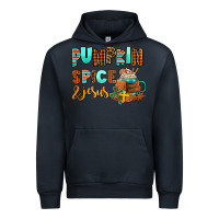 Navy pumpkin spice and jesus Urban Hoodie - AdoDesignShop