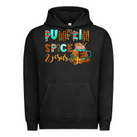 Pigment Black pumpkin spice and jesus Urban Hoodie - AdoDesignShop