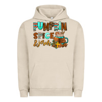 Pigment French Oak pumpkin spice and jesus Urban Hoodie - AdoDesignShop