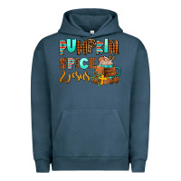 Pigment Midnight Navy pumpkin spice and jesus Urban Hoodie - AdoDesignShop