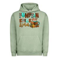 Pigment Oil Green pumpkin spice and jesus Urban Hoodie - AdoDesignShop