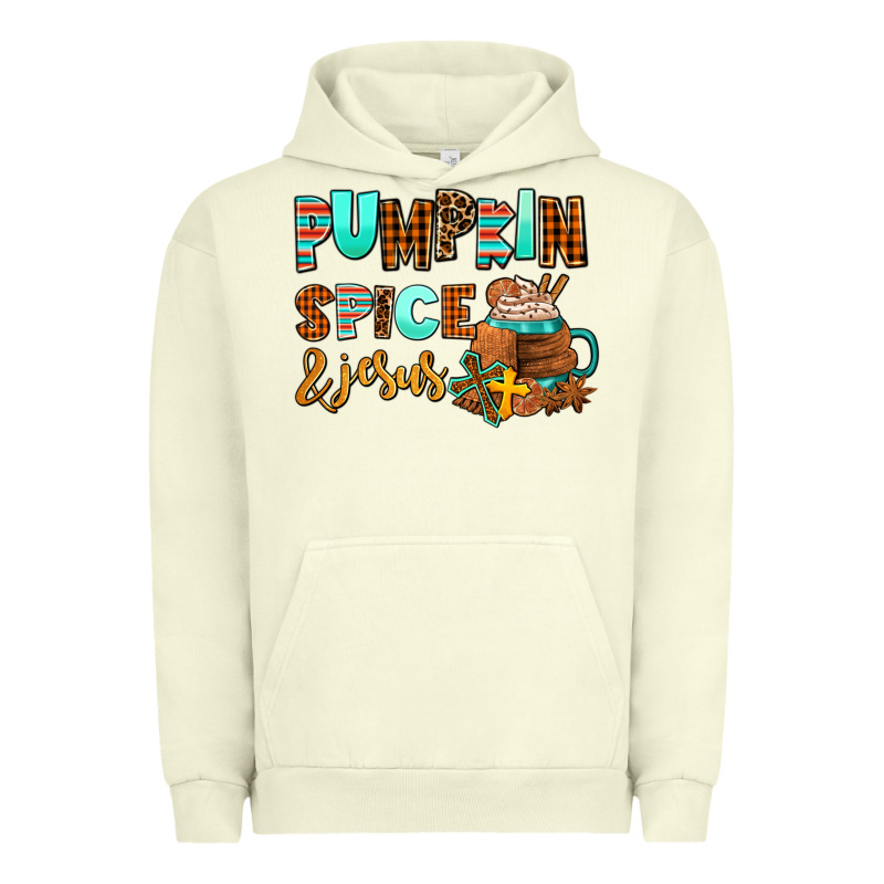 Pumpkin Spice And Jesus Urban Hoodie by AdoDesignShop | Teevron