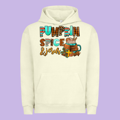 Pumpkin Spice And Jesus Urban Hoodie Designed By Adodesignshop