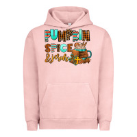 Pigment Salmon pumpkin spice and jesus Urban Hoodie - AdoDesignShop
