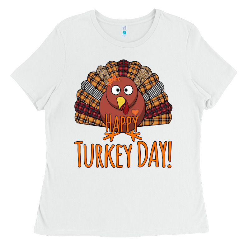 Happy Turkey Day - Thanksgiving Party Ladies Tee by Bettercallsaul | Teevron