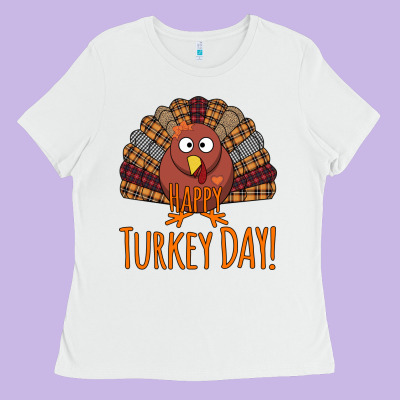 Happy Turkey Day - Thanksgiving Party Ladies Tee Designed By Bettercallsaul