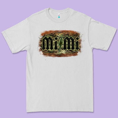 Camouflage Patterned Mimi Tried Premium Tee Designed By Bettercallsaul