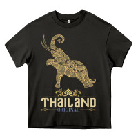 Thai Flag Vacation Bangkok Travel Thailand Heavy Core Tee | Teevron