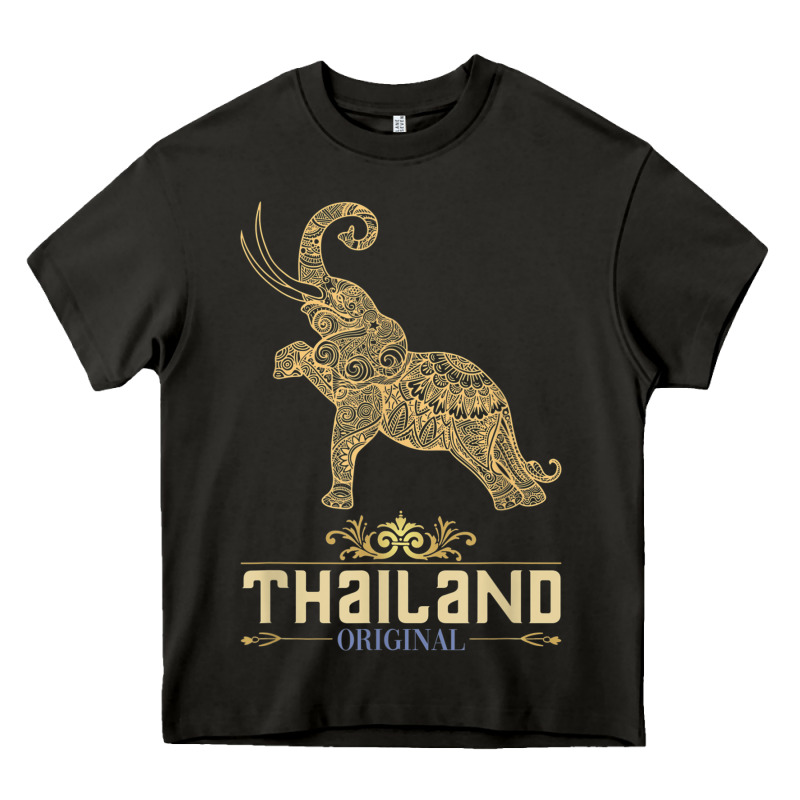 Thai Flag Vacation Bangkok Travel Thailand Heavy Core Tee by minhPixels | Teevron