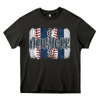 Asphalt new york baseball team spirit brushstrokes Heavy Core Tee - Artiststas